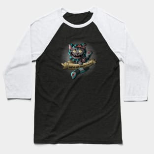 The Zombie Cheshire Cat Baseball T-Shirt